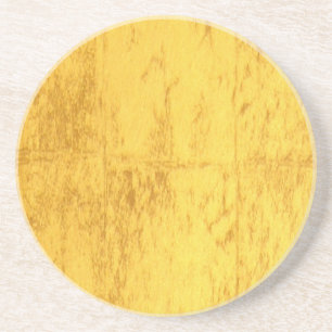 En Grès Dessous de verre d'or