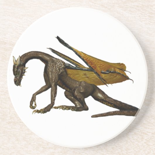 En Grès Dessous de verre Dragon (Devant)