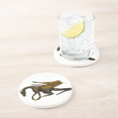 En Grès Dessous de verre Dragon (Côté)