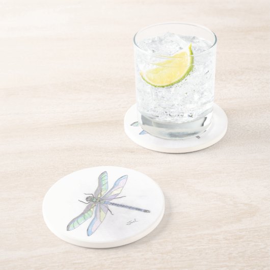 EN GRÈS DESSOUS DE VERRE DRAGONFLY (Côté)