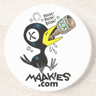 En Grès Dessous de verre Drinky Crow