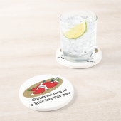 En Grès Dessous de verre drôles de Noël (Côté)