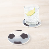 En Grès dessous de verre du ballon de football 3D (Côté)