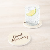 En Grès Dessous de verre du bon matin - Cuisine minimalist (Côté)