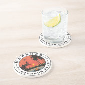 En Grès Dessous de verre du Club Bourbon (Côté)