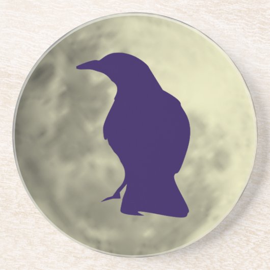 En Grès Dessous de verre du corbeau (Devant)