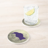 En Grès Dessous de verre du corbeau (Côté)