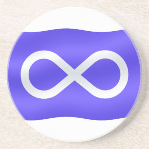 En Grès Dessous de verre du drapeau métis Cadeaux de fiert