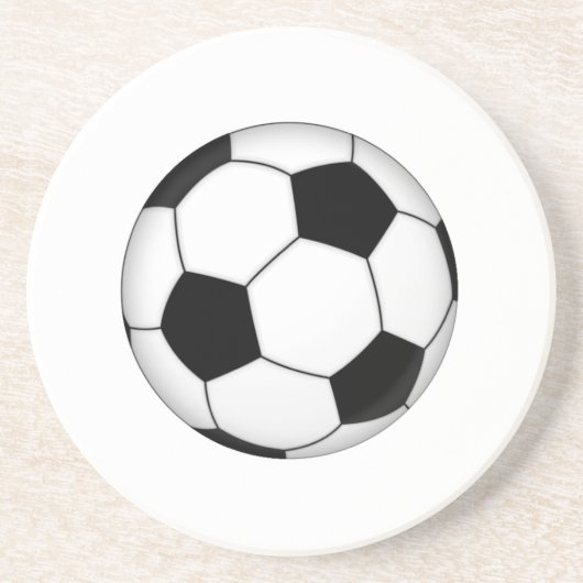 En Grès dessous de verre du football (Devant)
