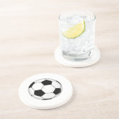 En Grès dessous de verre du football (Côté)