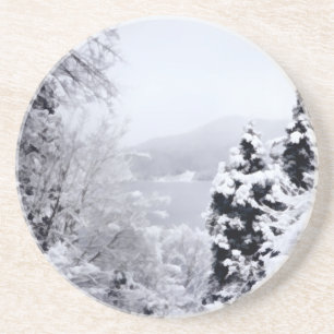 En Grès Dessous de verre du lac Nojiri