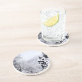 En Grès Dessous de verre du lac Nojiri (Côté)