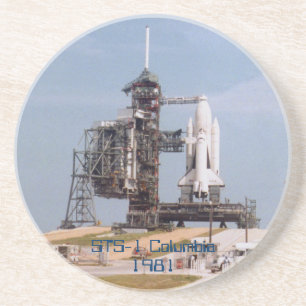 En Grès Dessous de verre du lancement STS-1
