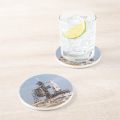 En Grès Dessous de verre du lancement STS-1 (Côté)