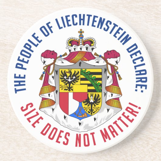 En Grès Dessous de verre du Liechtenstein (Devant)