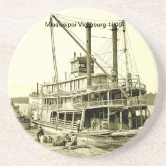 En Grès Dessous de verre du Mississippi Vicksburg