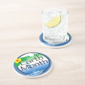 En Grès Dessous de verre du mois de la Terre (Côté)