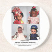 En Grès Dessous de verre du musée rond (Devant)