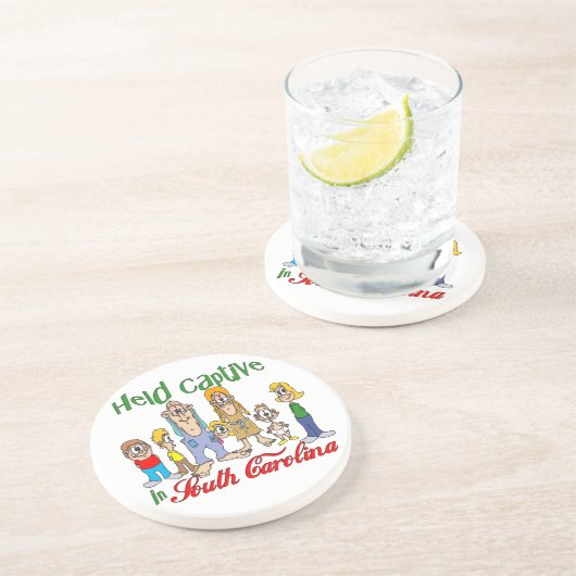 En Grès Dessous de verre du parc des trains Funny de Carol (Côté)