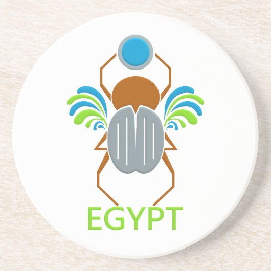 EN GRÈS DESSOUS DE VERRE EGYPTE (Devant)