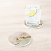 En Grès Dessous de verre élégants de papillons (Côté)