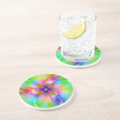 En Grès Dessous de verre Emanations Arc-en-ciel (Côté)