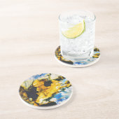 En Grès Dessous de verre encre (Côté)