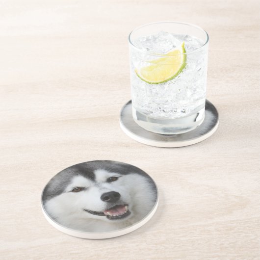 En Grès Dessous de verre enroués de chien (Côté)