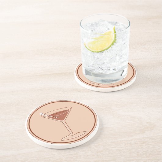 En Grès Dessous de verre Espresso Martini (Côté)