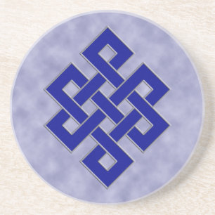 En Grès Dessous de verre éternels de noeud