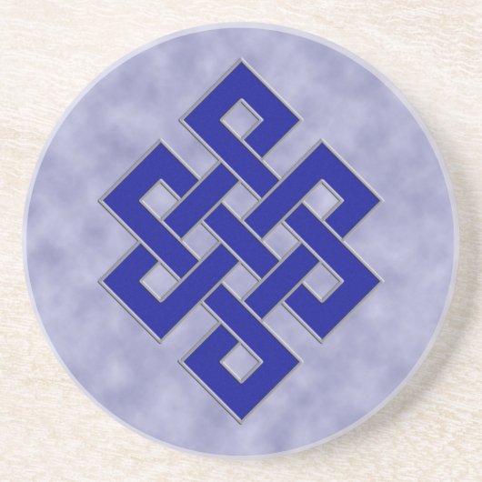 En Grès Dessous de verre éternels de noeud (Devant)