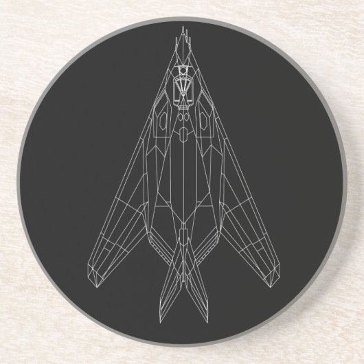 En Grès Dessous de verre F-117 (Devant)