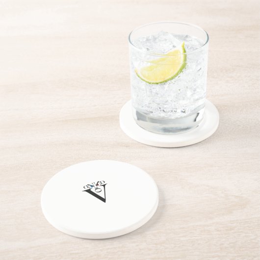 En Grès Dessous de verre face lettre (Côté)