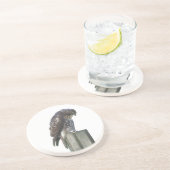 En Grès Dessous de verre - Faucon (Côté)