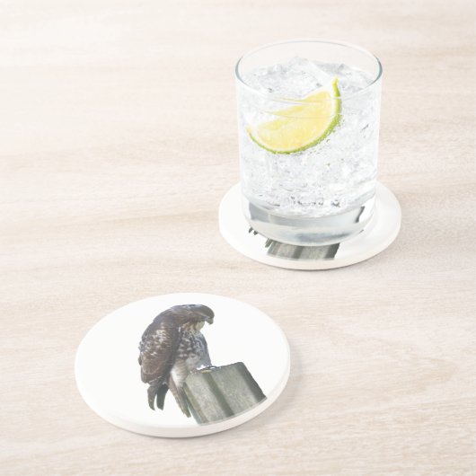 En Grès Dessous de verre - Faucon (Côté)