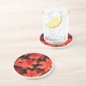 En Grès Dessous de verre Feuille d'érable (Côté)