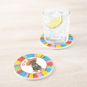 En Grès Dessous de verre Fiesta Doberman Pinscher (Côté)