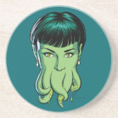 En Grès Dessous de verre fille de Cthulhu (Devant)