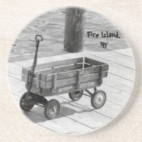 dessous de verre "Fire Island Wagon"