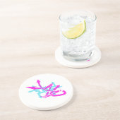 En Grès Dessous de verre Flèches Abstraites (Côté)