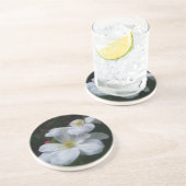 En Grès Dessous de verre floral Double Clematis (Côté)