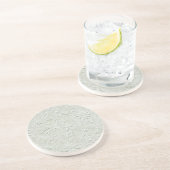 En Grès Dessous de verre floraux (Côté)