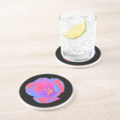 En Grès Dessous de verre Fluorescent Tulip (Côté)