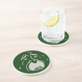 En Grès Dessous de verre foncé de pleurs (Côté)