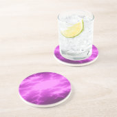 En Grès Dessous de verre fractaux de la foudre méga (Côté)