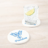 En Grès Dessous de verre Freedom Eagle (Côté)