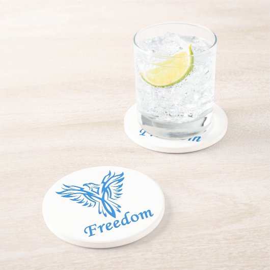 En Grès Dessous de verre Freedom Eagle (Côté)