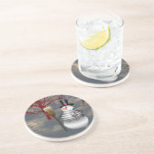 En Grès Dessous de verre gothique Snowman (Côté)