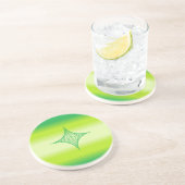 En Grès Dessous de verre Green Star (Côté)