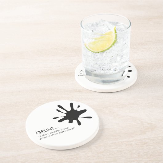 En Grès Dessous de verre grossier (Côté)